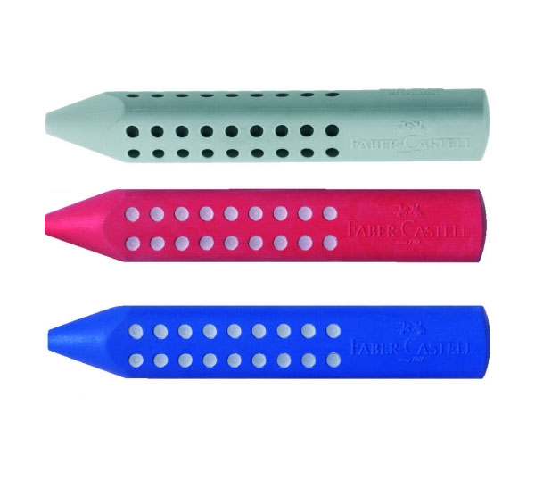 Ластик Faber-Castell "GRIP 2001", трехгранный