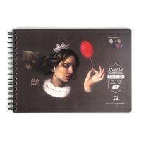 Скетчбук Малевичъ для пастели с калькой GrafArt, 270 г/м2, А4, 20 л ассорти