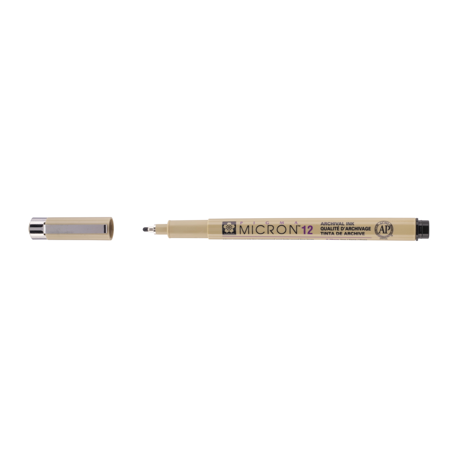 Ручка капиллярная Pigma Micron 12 (0,7 мм), черная