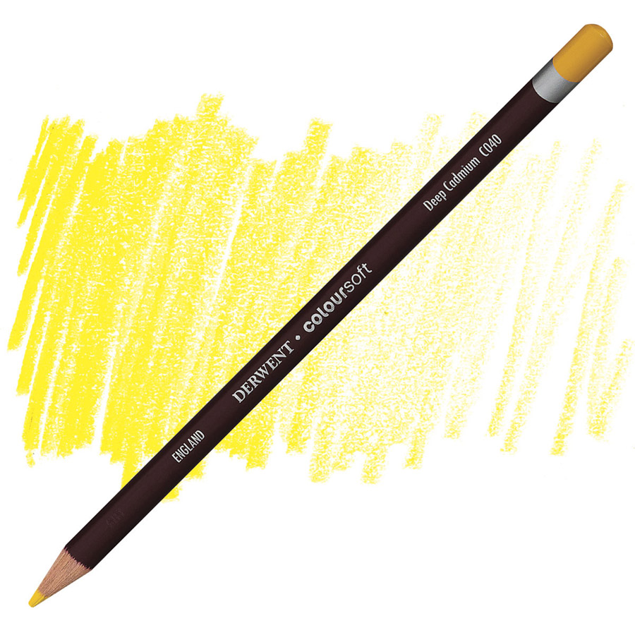 Карандаш цветной Derwent "Coloursoft", №C040 Кадмий насыщенный