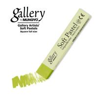Пастель сухая Mungyo "Gallery" soft, №065 желтоватый земляной зеленый, мягкая проф., квадратная
