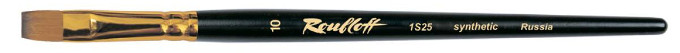Кисть Синтетика плоская №24 Roubloff 1S25 имитация колонка