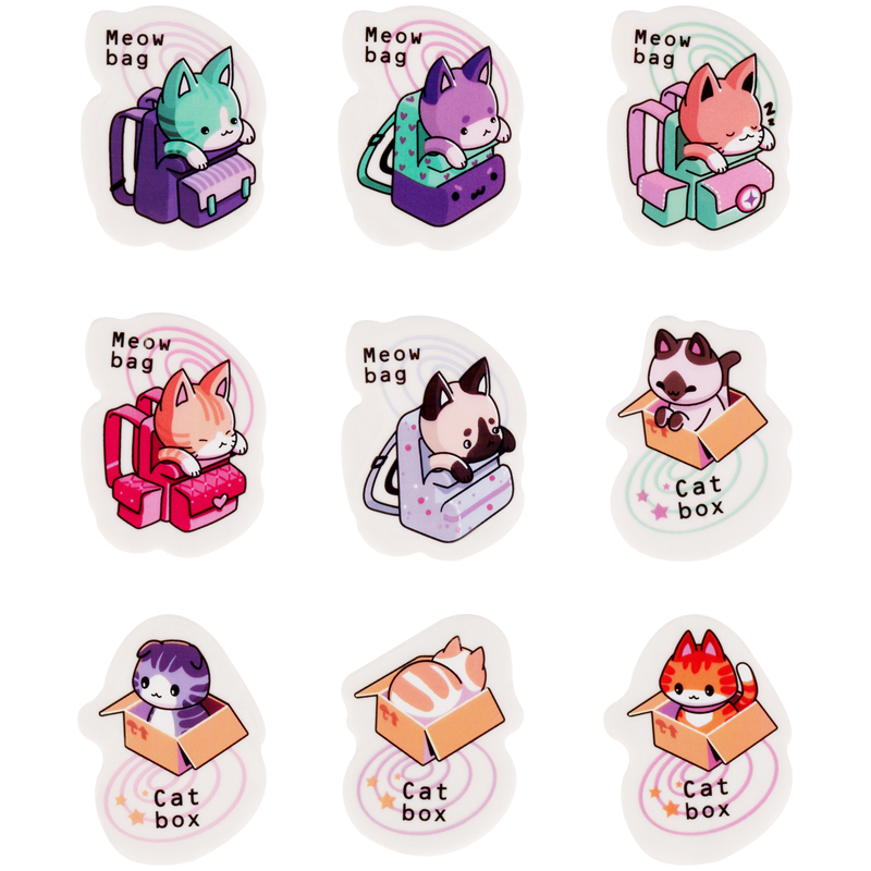 Ластик MESHU "Meow-bag", фигурный, термопластичная резина, 40*30*13 мм