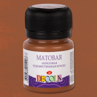 Акрил матовый Декола, Коричневая светлая, банка 20 мл
