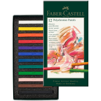 Набор сухой пастели Faber-Castell Polychromos, 12 цв