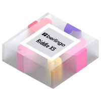 Ластик Berlingo "Riddle XS", прямоугольный, прозрачный, цвета ассорти, 34*34*14 мм