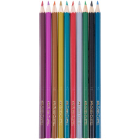 Набор цветных карандашей Faber-Castell, 10 цв., металлик