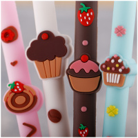 Ручка шариковая MESHU "Sweets" синяя, 0,7 мм, софт-тач, корпус ассорти