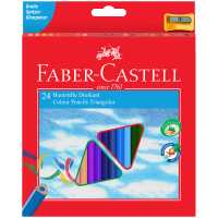 Набор цветных карандашей Faber-Castell "Ecopen" 24 цв., трехгран., с точилкой