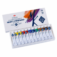 Набор масла Мастер-Класс, 12 цв., 18 мл., картон