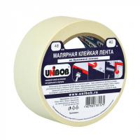 Клейкая лента малярная UNIBOB, 38 мм х 50 м, белая