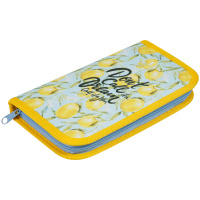 Пенал 1 отделение ArtSpace "Lemon dream", 190х130 мм, доп. секция, ткань