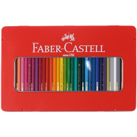 Набор цветных карандашей Faber-Castell "Замок", 36 цв., шестигр., в металле