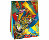 Бумага для пастели "Калейдоскоп", 200 г/м2, А4, 4 цв., 20л