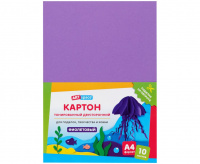 Картон цветной ArtSpace Фиолетовый, 180 г/м2, А4, тонированный в массе, 1л
