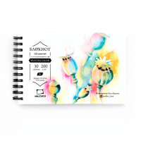 Блокнот для акварели Малевичъ Veroneze, 200 г/м2, 15х10 см, Фин, 30л