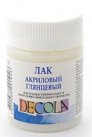 Лак акриловый Декола, глянцевый, банка 50 мл