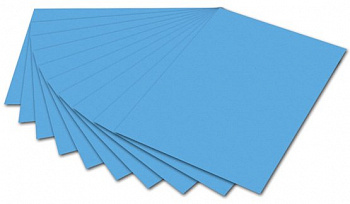 Бумага цветная FOLIA Голубой морской 300 г/м2 50х70 см
