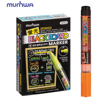 Маркер меловой MunHwa "Black Board Marker" Оранжевый, 3 мм, водная основа