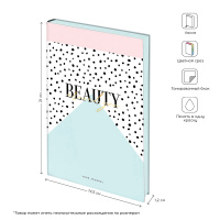 Записная книжка Greenwich Line "Vision. Beauty", А5, 80 л., кожзам, тон. блок, цветной срез