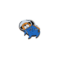 Значок деревянный MESHU "Space adventure", прямая УФ-печать