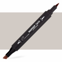 Маркер спиртовой Сонет Twin Brush художественный, Теплый серый 1