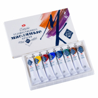 Набор масла Мастер-Класс, 8 цв., 18 мл., картон