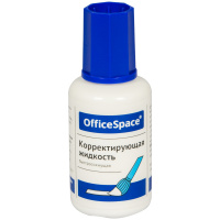 Корректирующая жидкость OfficeSpace, 12 мл, на химической основе, с кистью