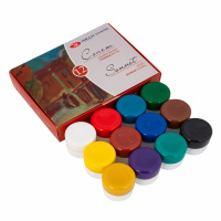 Набор гуаши Невская Палитра "Сонет", 12 цв., 20 мл., картон