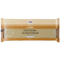 Пластилин скульптурный Гамма "Студия", Телесный, твердый, 1 кг