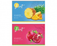Альбом для рисования ArtSpace "Фрукты. Colorful fruits", А4, 24л