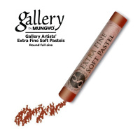 Пастель сухая Mungyo "Gallery" extra-soft, №318 Жжёная сьена III, мягкая проф., круглая