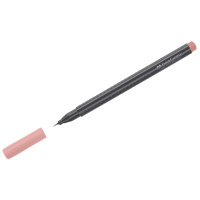 Ручка капиллярная Faber-Castell "Grip Finepen" 0,4 мм, темная телесная, трехгранная