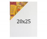 Холст 20*25 на подрамнике, хлопок Сонет среднее зерно 380 г/м2