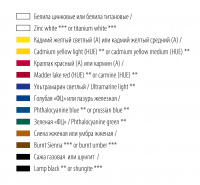 Набор масла Ладога, 8 цв., 18 мл., картон