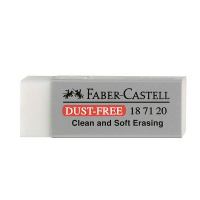 Ластик Faber-Castell "Dust Free", виниловый, 62*21,5*11,5 мм