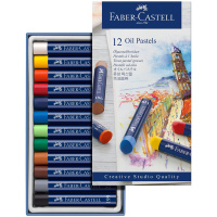 Набор масляной пастели Faber-Castell "Oil Pastels", 12 цв