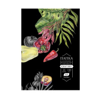 Папка для сухих техник Малевичъ Graf'Art black, 150 г/м2, А4, 25л
