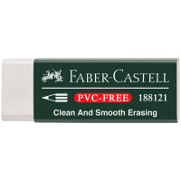 Ластик Faber-Castell "PVC-Free", прямоугольный, картонный футляр, 31*23*12 мм